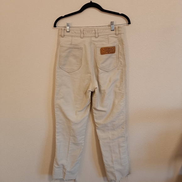 R.M. Williams High Waisted Cream Pants Heavy Duty - Picture 4 of 7